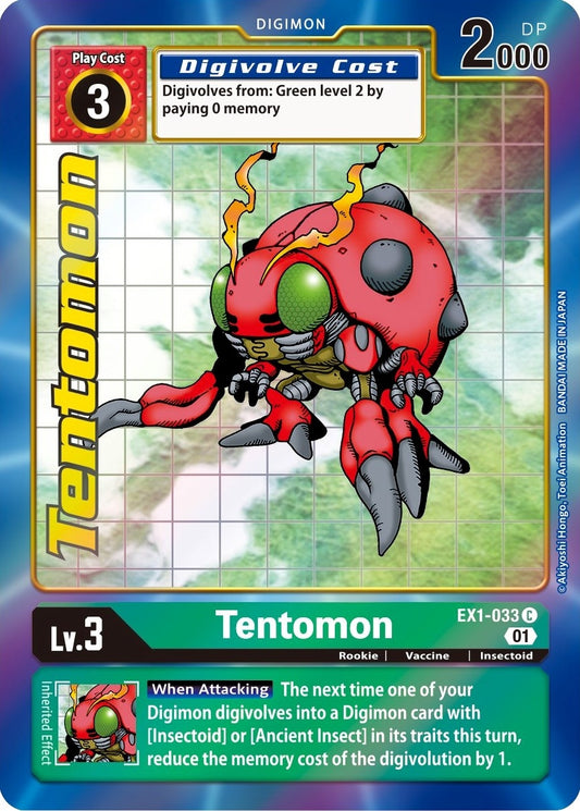 Image for Tentomon (Alternate Art) (EX1-033 C) (Classic Collection) - Digimon Card Game