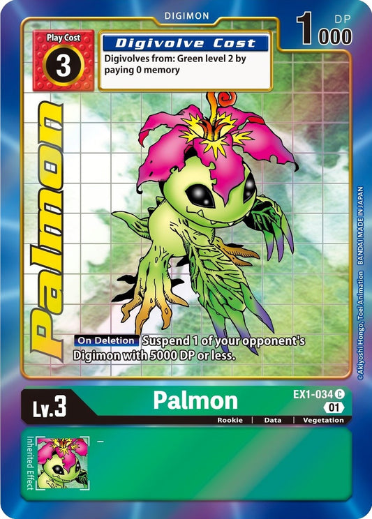Image for Palmon (Alternate Art) (EX1-034 C) (Classic Collection) - Digimon Card Game