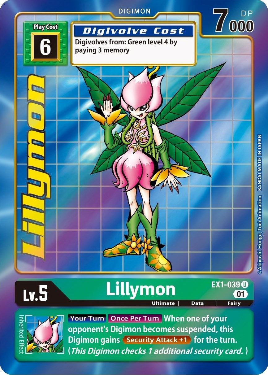Image for Lillymon (Alternate Art) (EX1-039 U) (Classic Collection) - Digimon Card Game