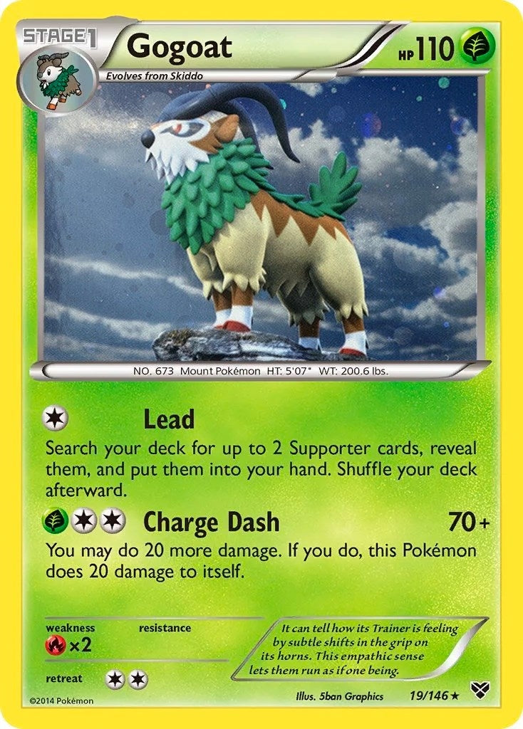 Image for Gogoat - 19/146 (Cosmos Holo) (019/146) (Blister Exclusives) - Pokemon