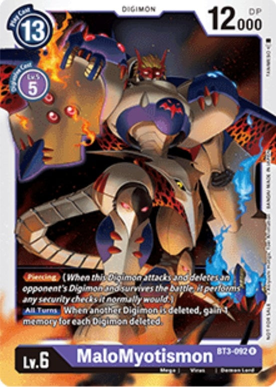Image for MaloMyotismon (BT3-092 R) (Revision Pack Cards) - Digimon Card Game