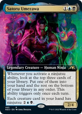 Image for Satoru Umezawa (Extended Art) (493) (Kamigawa: Neon Dynasty) - Magic: The Gathering