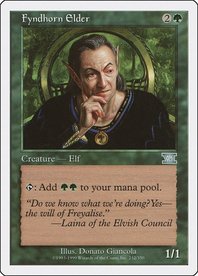 Image for Fyndhorn Elder (232) (Classic Sixth Edition) - Magic: The Gathering