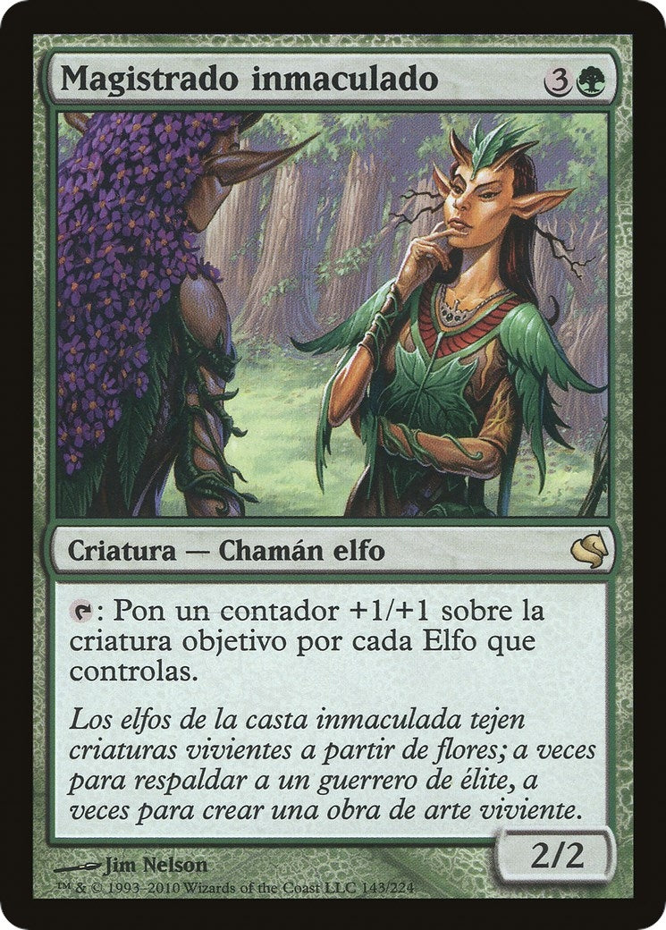 Image for Immaculate Magistrate (Spanish) - "Magistrado inmaculado" (143) (Magic Encyclopedia 2011 (Salvat)) - Magic: The Gathering