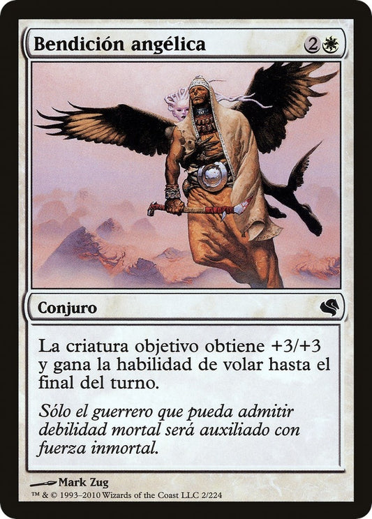 Image for Angelic Blessing (Spanish) - "Bendicion angelica" (2) (Magic Encyclopedia 2011 (Salvat)) - Magic: The Gathering
