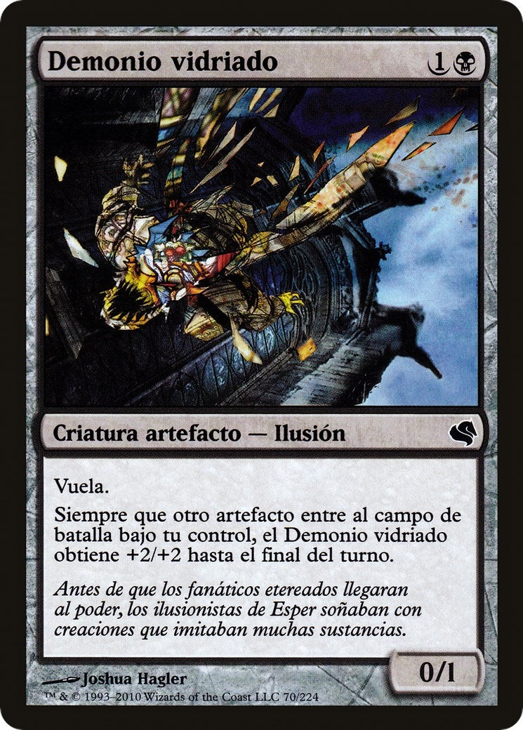 Image for Glaze Fiend (Spanish) - "Demonio vidriado" (70) (Magic Encyclopedia 2011 (Salvat)) - Magic: The Gathering