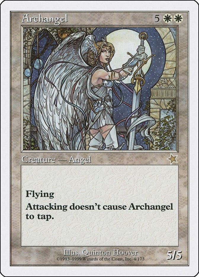 Image for Archangel (4) (Starter 1999) - Magic: The Gathering
