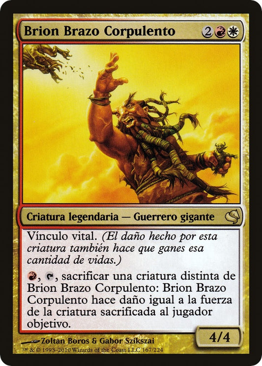 Image for Brion Stoutarm (Spanish) - "Brion Brazo Corpulento" (167) (Magic Encyclopedia 2011 (Salvat)) - Magic: The Gathering