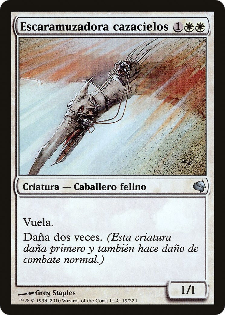 Image for Skyhunter Skirmisher (Spanish) - "Escaramuzadora cazacielos" (19) (Magic Encyclopedia 2011 (Salvat)) - Magic: The Gathering