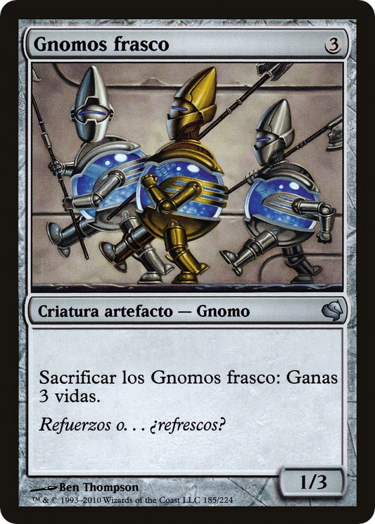 Image for Bottle Gnomes (Spanish) - "Gnomos frasco" (185) (Magic Encyclopedia 2011 (Salvat)) - Magic: The Gathering