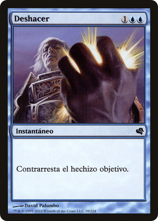Image for Cancel (Spanish) - "Deshacer" (28) (Magic Encyclopedia 2011 (Salvat)) - Magic: The Gathering