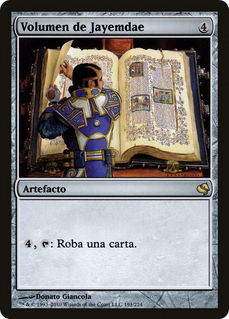 Image for Jayemdae Tome (Spanish) - "Volumen de Jayemdae" (191) (Magic Encyclopedia 2011 (Salvat)) - Magic: The Gathering