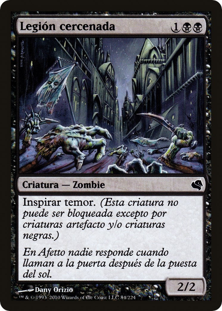 Image for Severed Legion (Spanish) - "Legion cercenada" (84) (Magic Encyclopedia 2011 (Salvat)) - Magic: The Gathering