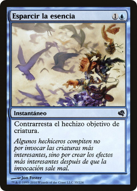 Image for Essence Scatter (Spanish) - "Esparcir la esencia" (35) (Magic Encyclopedia 2011 (Salvat)) - Magic: The Gathering