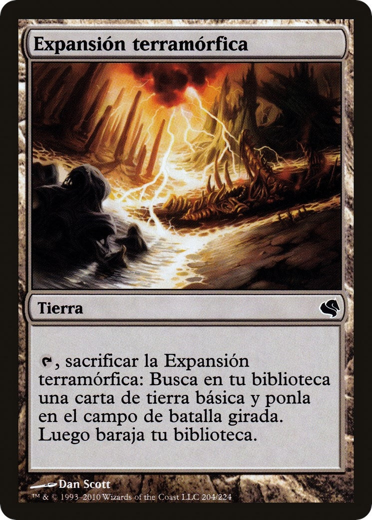 Image for Terramorphic Expanse (Spanish) - "Expansion terramorfica" (204) (Magic Encyclopedia 2011 (Salvat)) - Magic: The Gathering