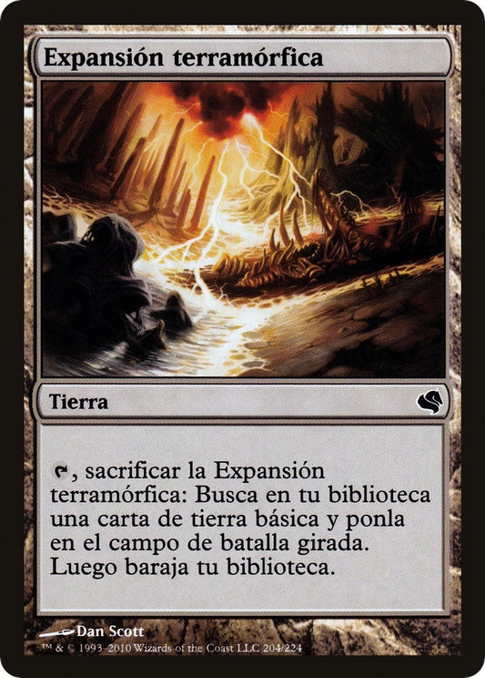 Image for Terramorphic Expanse (Spanish) - "Expansion terramorfica" (204) (Magic Encyclopedia 2011 (Salvat)) - Magic: The Gathering