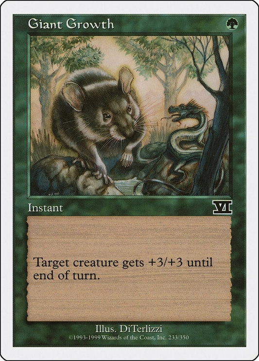 Image for Giant Growth (233) (Classic Sixth Edition) - Magic: The Gathering
