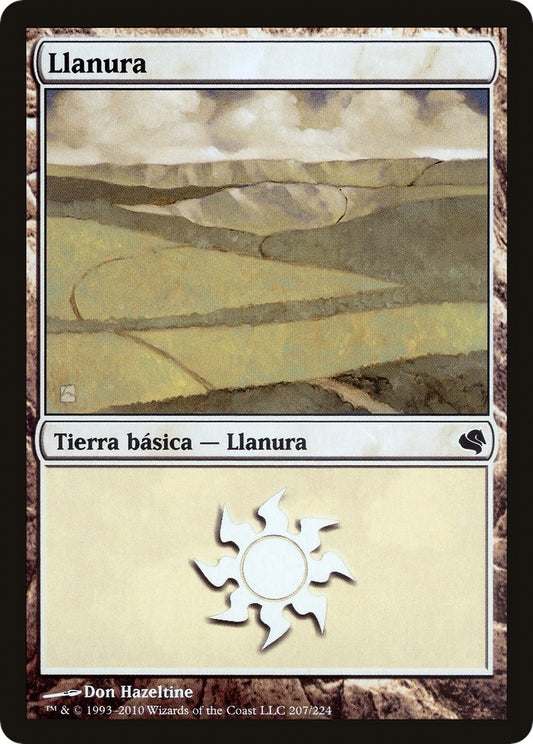 Image for Plains (Spanish) - "Llanura" (207) (207) (Magic Encyclopedia 2011 (Salvat)) - Magic: The Gathering
