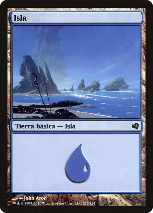 Image for Island (Spanish) - "Isla" (210) (210) (Magic Encyclopedia 2011 (Salvat)) - Magic: The Gathering