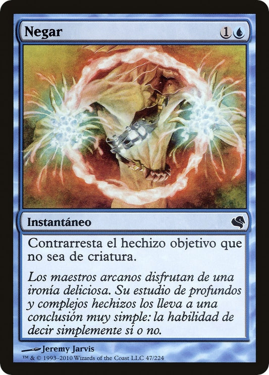 Image for Negate (Spanish) - "Negar" (47) (Magic Encyclopedia 2011 (Salvat)) - Magic: The Gathering