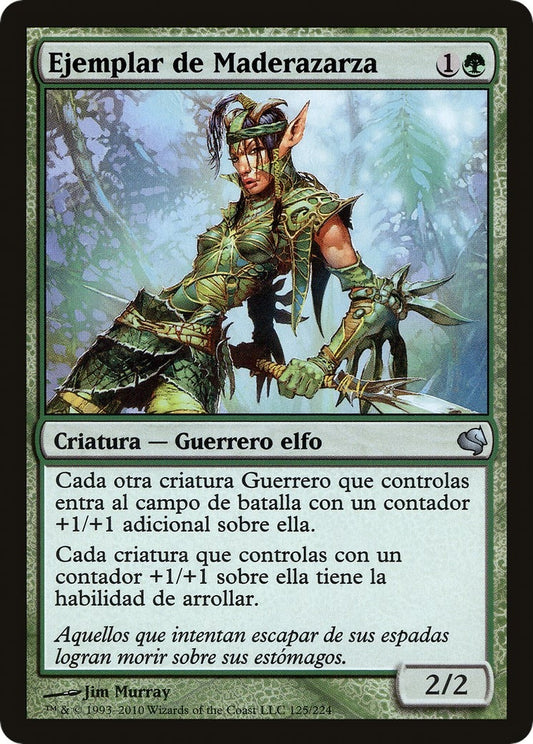 Image for Bramblewood Paragon (Spanish) - "Ejemplar de Maderazarza" (125) (Magic Encyclopedia 2011 (Salvat)) - Magic: The Gathering