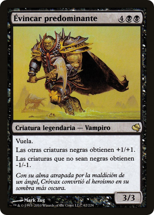 Image for Ascendant Evincar (Spanish) - "Evincar predominante" (62) (Magic Encyclopedia 2011 (Salvat)) - Magic: The Gathering