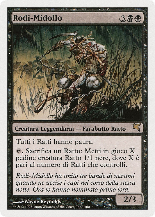 Image for Marrow-Gnawer (Italian) - "Rodi-Midollo" (A1) (Magic Encyclopedia 2005 (Salvat/Hachette)) - Magic: The Gathering