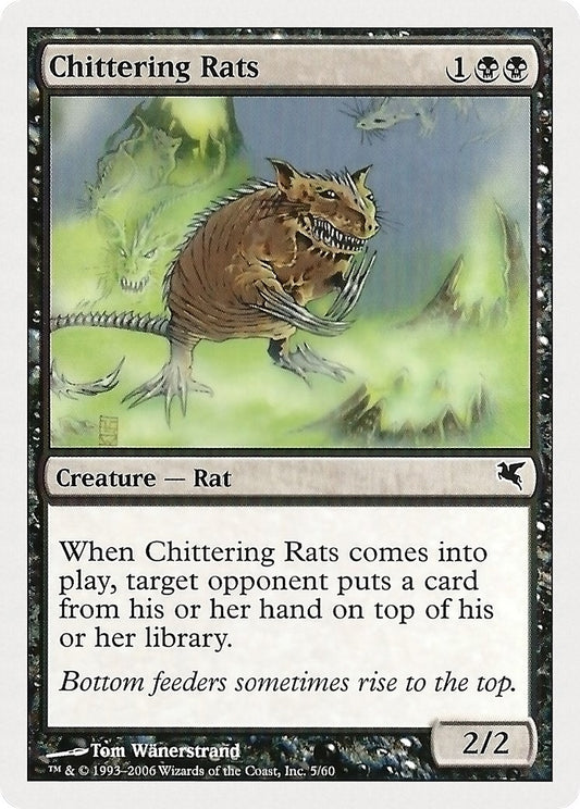 Image for Chittering Rats (5) (5) (Magic Encyclopedia 2005 (Salvat/Hachette)) - Magic: The Gathering