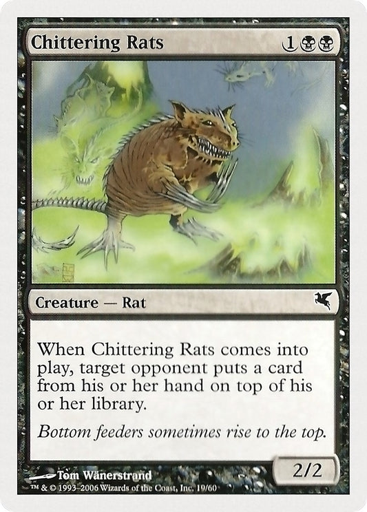 Image for Chittering Rats (19) (19) (Magic Encyclopedia 2005 (Salvat/Hachette)) - Magic: The Gathering
