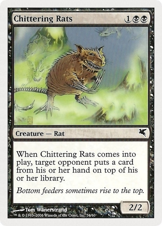 Image for Chittering Rats (54) (54) (Magic Encyclopedia 2005 (Salvat/Hachette)) - Magic: The Gathering