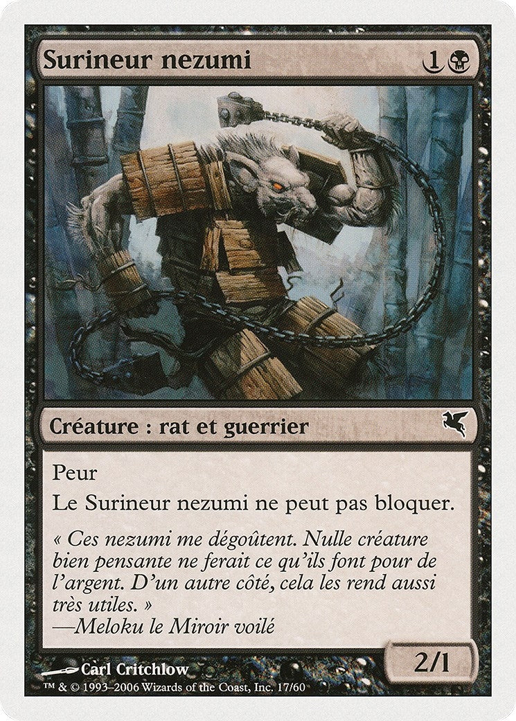Image for Nezumi Cutthroat (French) - "Surineur nezumi" (A17) (A17) (Magic Encyclopedia 2005 (Salvat/Hachette)) - Magic: The Gathering