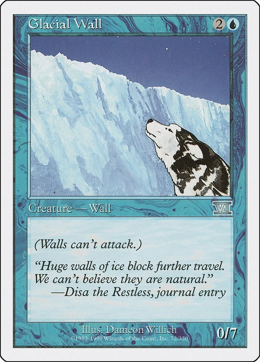 Image for Glacial Wall (72) (Classic Sixth Edition) - Magic: The Gathering