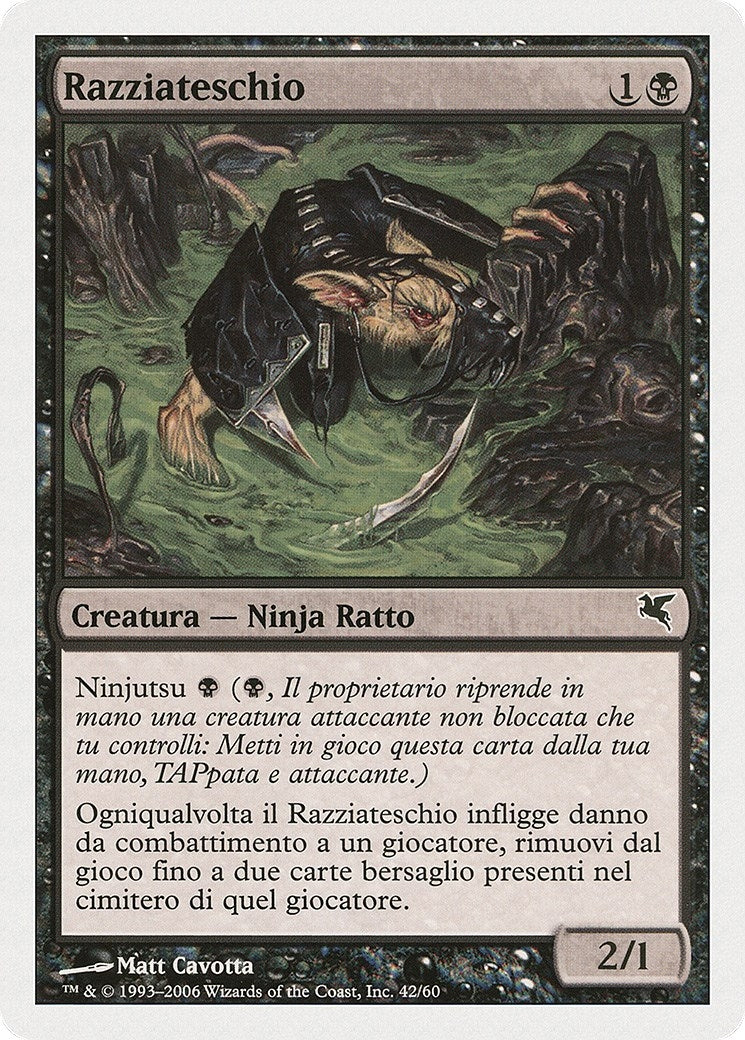 Image for Skullsnatcher (Italian) - "Razziateschio" (A42) (A42) (Magic Encyclopedia 2005 (Salvat/Hachette)) - Magic: The Gathering