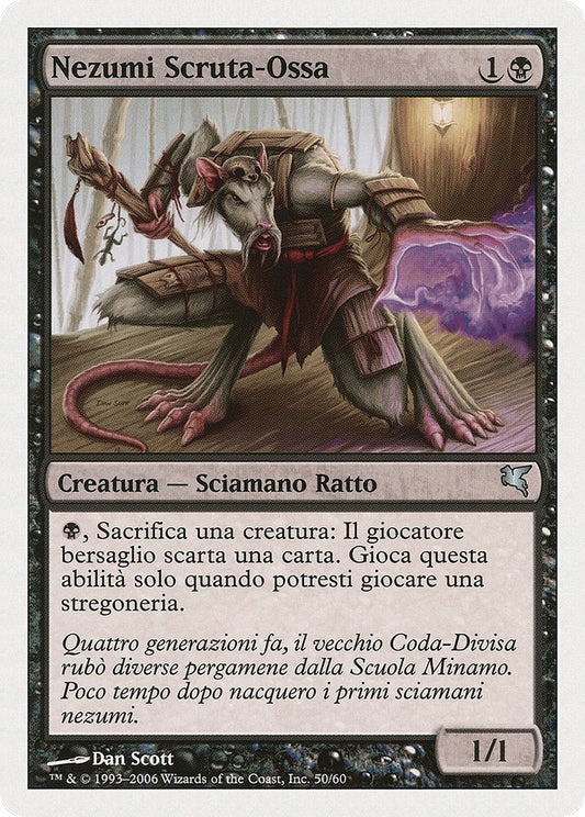 Image for Nezumi Bone-Reader (Italian) - "Nezumi Scruta-Ossa" (A50) (Magic Encyclopedia 2005 (Salvat/Hachette)) - Magic: The Gathering