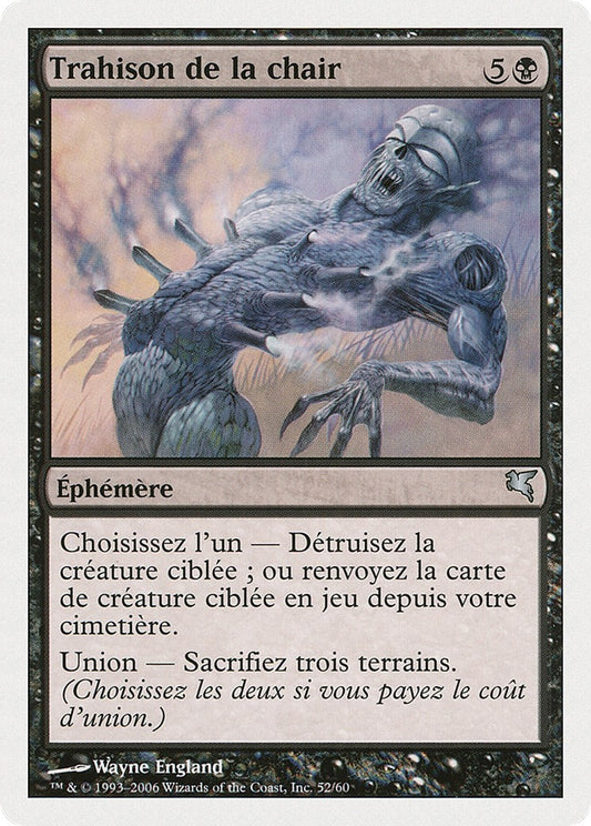 Image for Betrayal of Flesh (French) - "Trahison de la chair" (A52) (Magic Encyclopedia 2005 (Salvat/Hachette)) - Magic: The Gathering