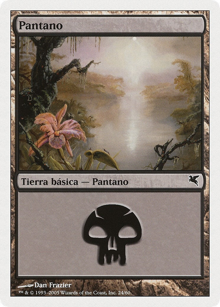 Image for Swamp (Spanish) - "Pantano" (A24) (A24) (Magic Encyclopedia 2005 (Salvat/Hachette)) - Magic: The Gathering