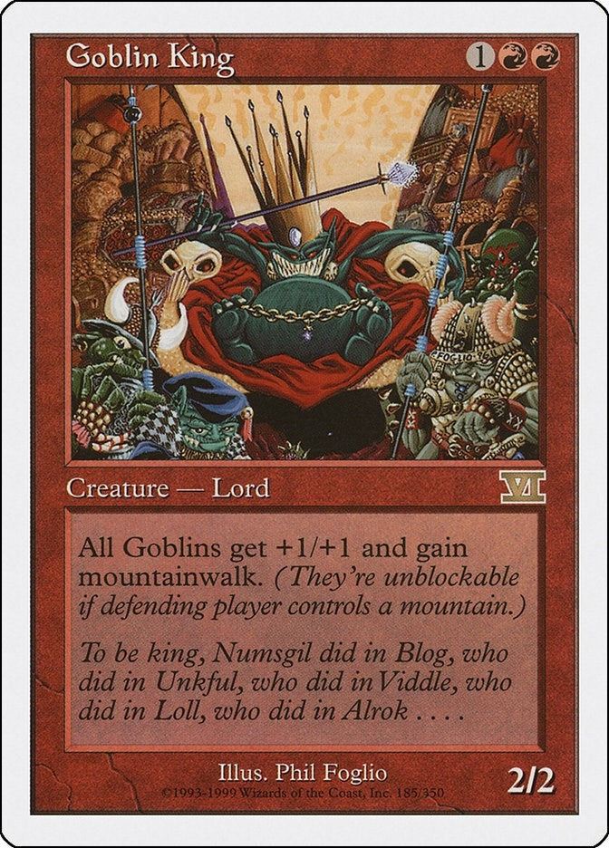 Image for Goblin King (185) (Classic Sixth Edition) - Magic: The Gathering