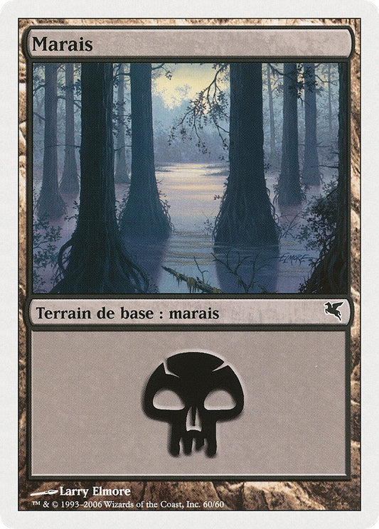 Image for Swamp (French) - "Marais" (A60) (A60) (Magic Encyclopedia 2005 (Salvat/Hachette)) - Magic: The Gathering