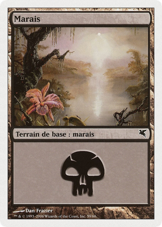Image for Swamp (French) - "Marais" (F59) (F59) (Magic Encyclopedia 2005 (Salvat/Hachette)) - Magic: The Gathering
