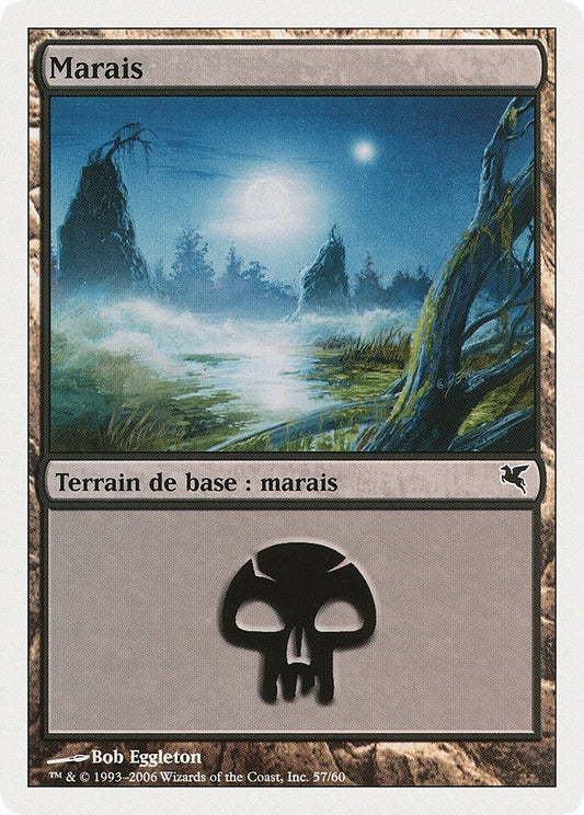 Image for Swamp (French) - "Marais" (A57) (A57) (Magic Encyclopedia 2005 (Salvat/Hachette)) - Magic: The Gathering