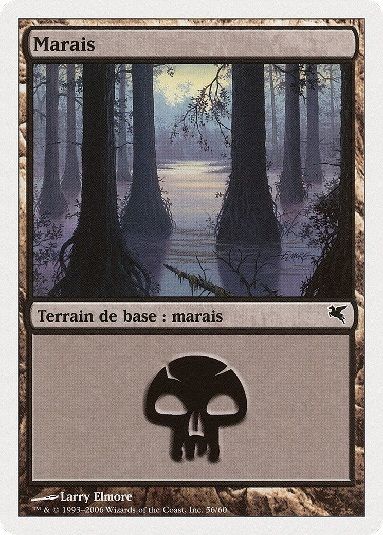 Image for Swamp (French) - "Marais" (F56) (F56) (Magic Encyclopedia 2005 (Salvat/Hachette)) - Magic: The Gathering