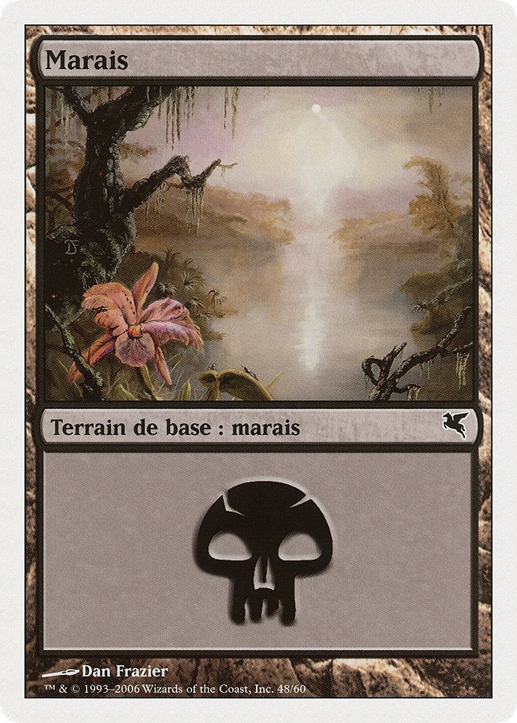 Image for Swamp (French) - "Marais" (F48) (F48) (Magic Encyclopedia 2005 (Salvat/Hachette)) - Magic: The Gathering