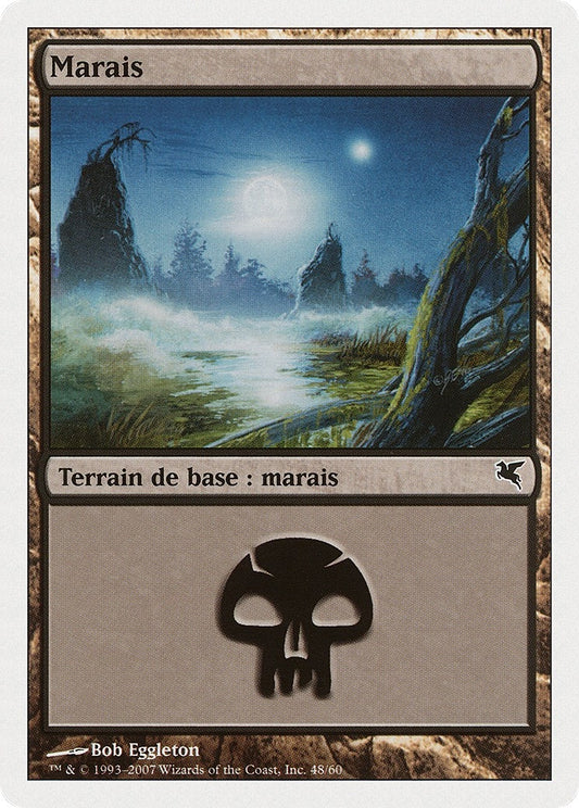 Image for Swamp (French) - "Marais" (E48) (E48) (Magic Encyclopedia 2005 (Salvat/Hachette)) - Magic: The Gathering