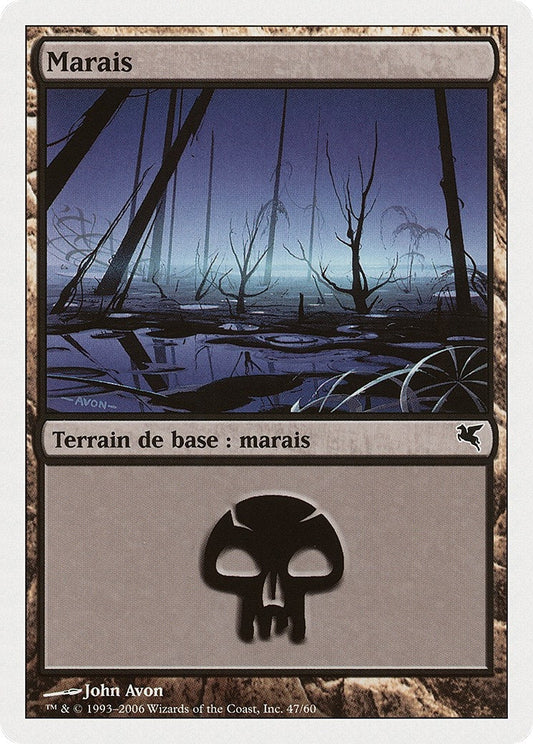 Image for Swamp (French) - "Marais" (F47) (F47) (Magic Encyclopedia 2005 (Salvat/Hachette)) - Magic: The Gathering