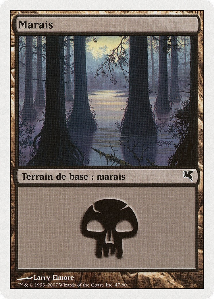 Image for Swamp (French) - "Marais" (E47) (E47) (Magic Encyclopedia 2005 (Salvat/Hachette)) - Magic: The Gathering