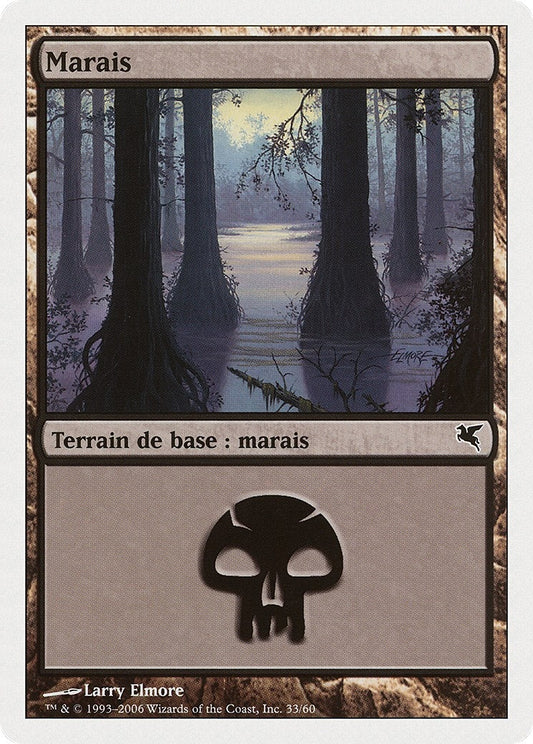 Image for Swamp (French) - "Marais" (F33) (F33) (Magic Encyclopedia 2005 (Salvat/Hachette)) - Magic: The Gathering