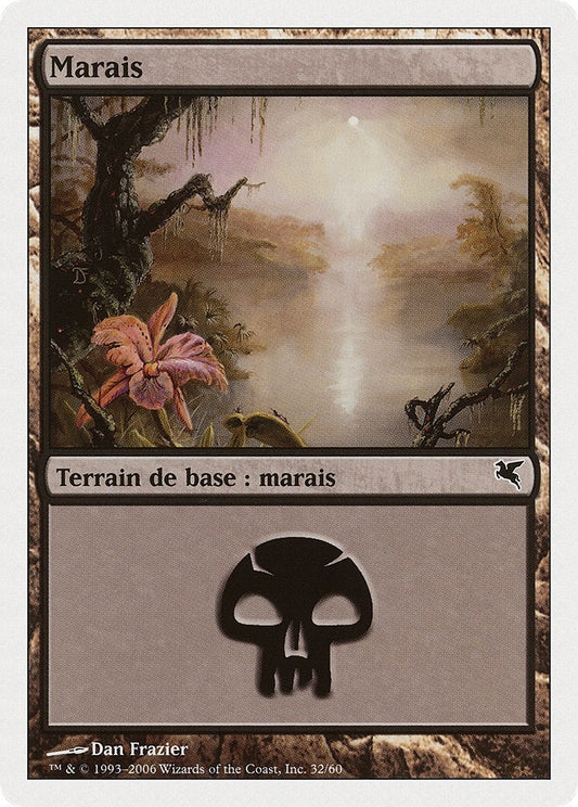 Image for Swamp (French) - "Marais" (F32) (F32) (Magic Encyclopedia 2005 (Salvat/Hachette)) - Magic: The Gathering