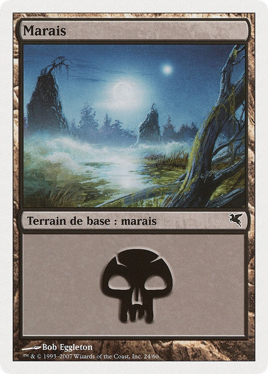 Image for Swamp (French) - "Marais" (E24) (E24) (Magic Encyclopedia 2005 (Salvat/Hachette)) - Magic: The Gathering