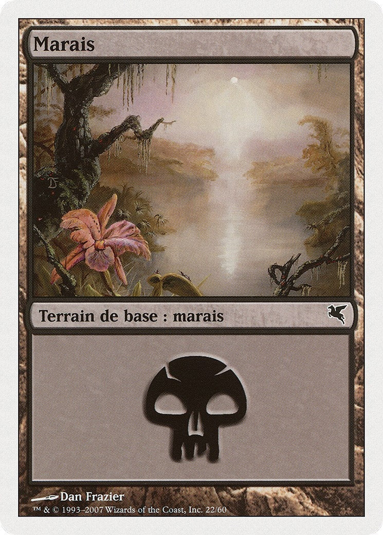 Image for Swamp (French) - "Marais" (E22) (E22) (Magic Encyclopedia 2005 (Salvat/Hachette)) - Magic: The Gathering