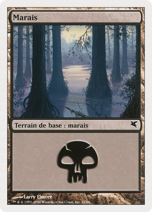 Image for Swamp (French) - "Marais" (A22) (A22) (Magic Encyclopedia 2005 (Salvat/Hachette)) - Magic: The Gathering